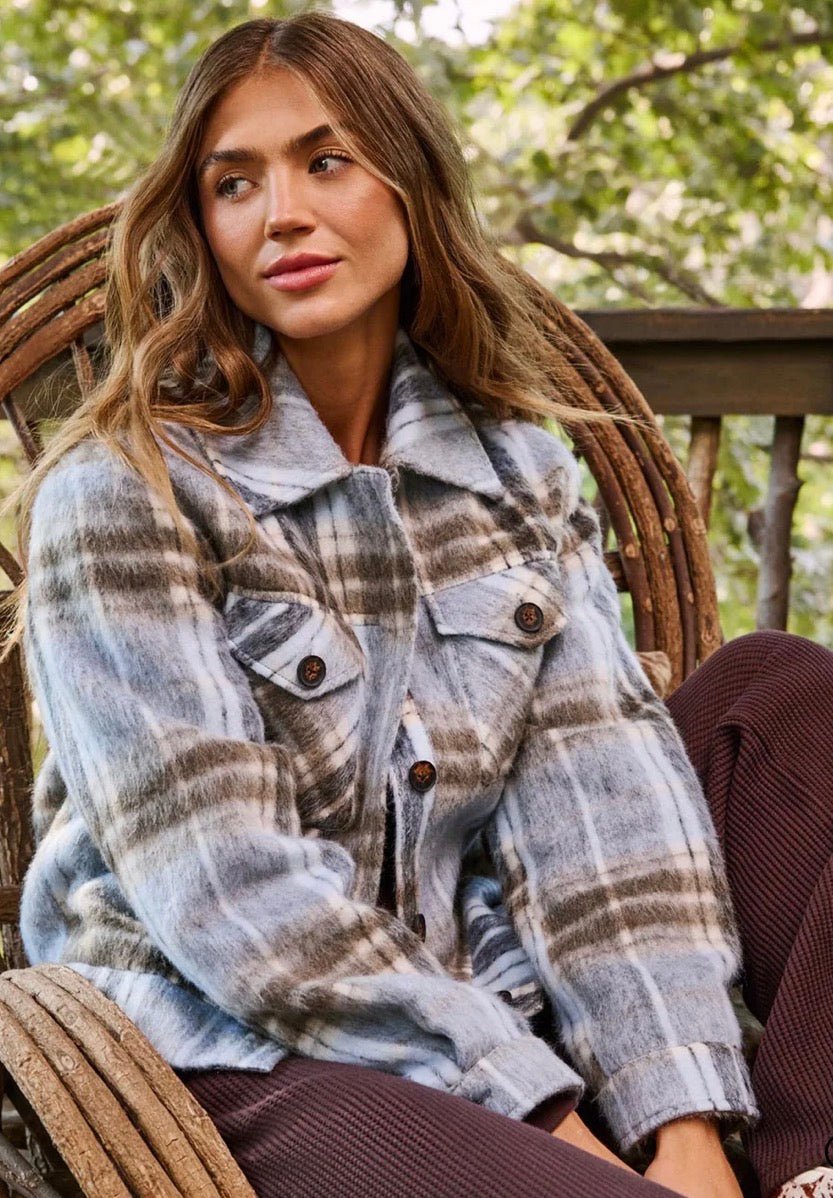 Tallulah plaid jacket