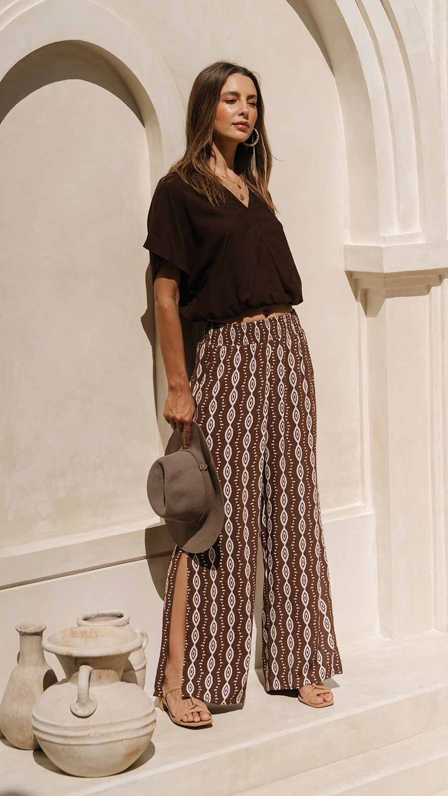 Khush Mahana Pant - Brown