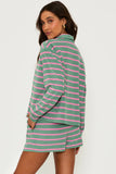 Beach Riot Sonia Top Sage Bloom Stripe