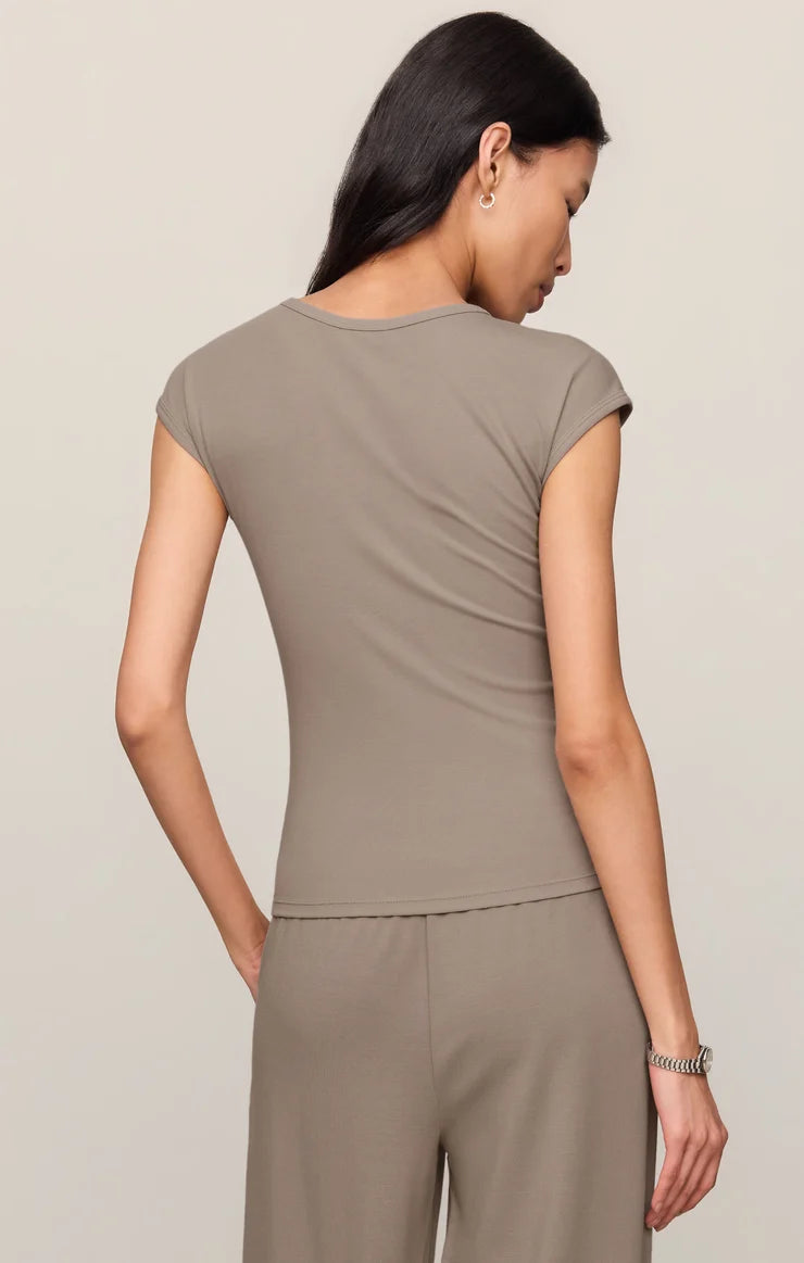 Z Supply Soft Trace Top - Taupe
