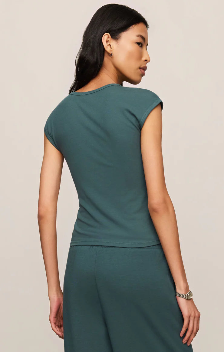 Z Supply Soft Trace Top - Emerald