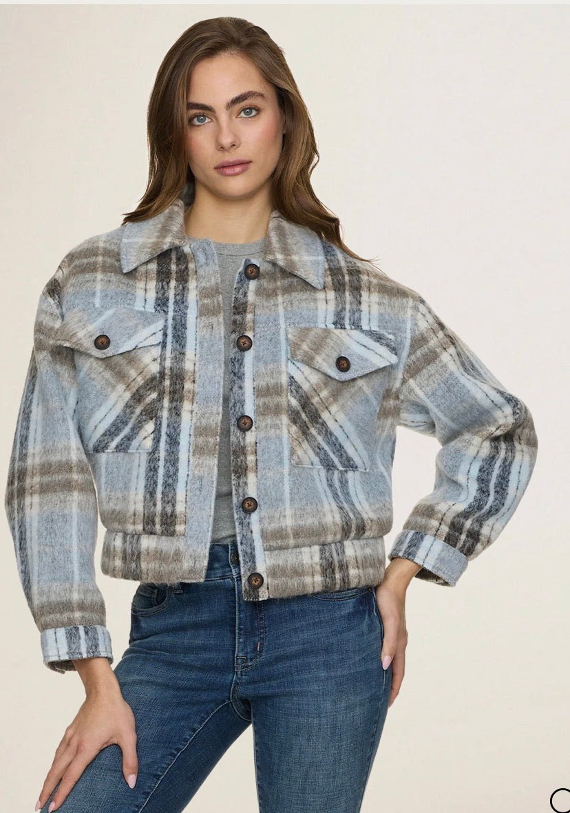 Tallulah plaid jacket