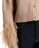 Cinq a Sept Bria Feather Cardigan