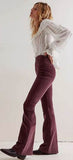 Free People Chocolate Jayde Cord Flare Pants