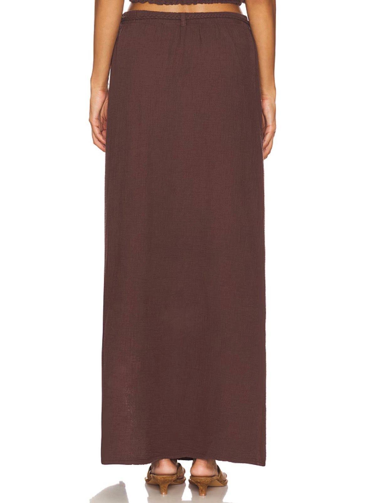 Bobi Belted Maxi Skirt
