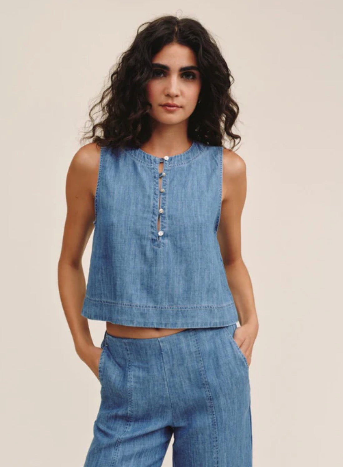 Bella Dahl Placket Pullover