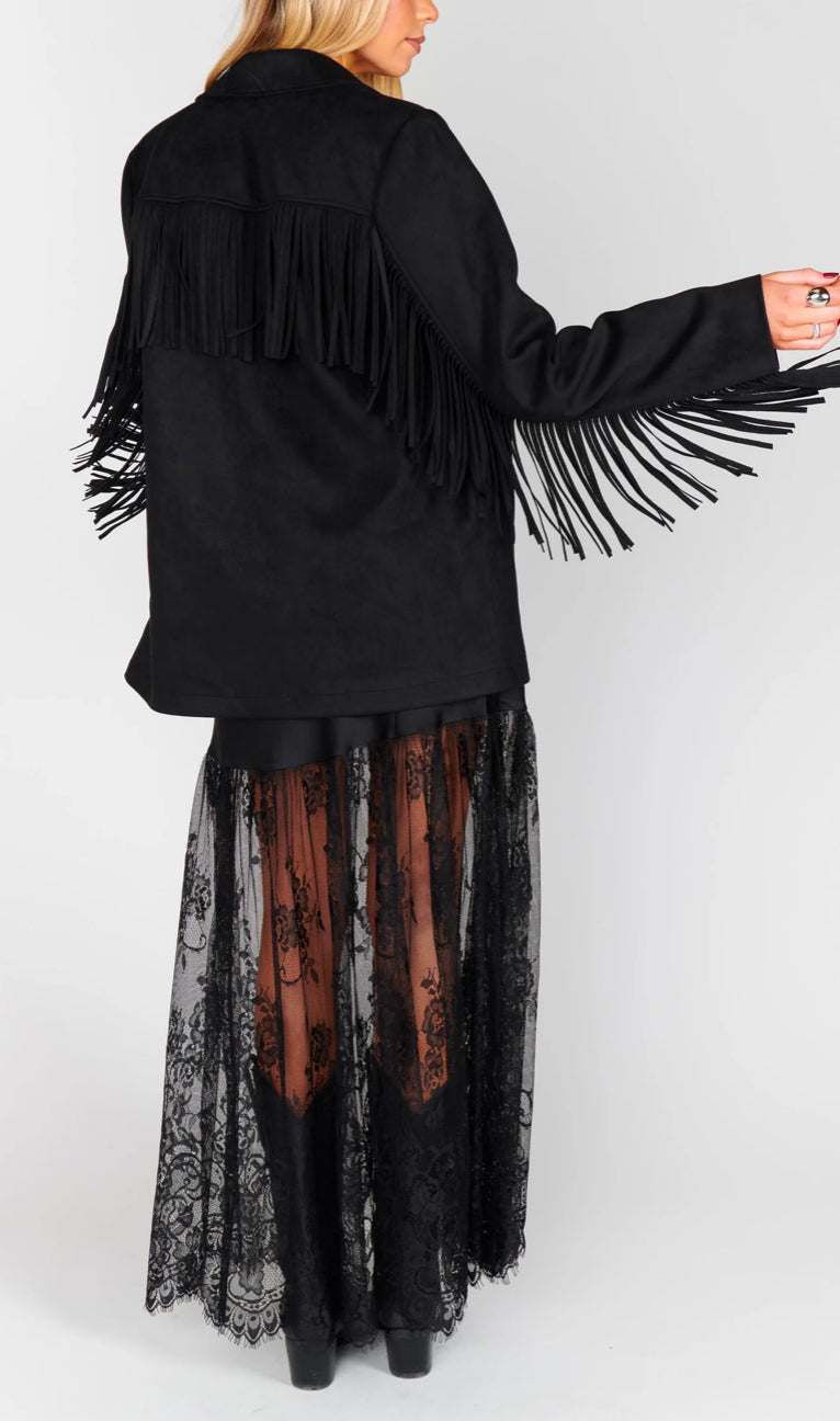 Show Me Your Mumu Sierra Fringe Jacket