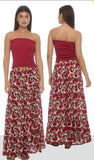 Khush Grace Bandeau Top - Red