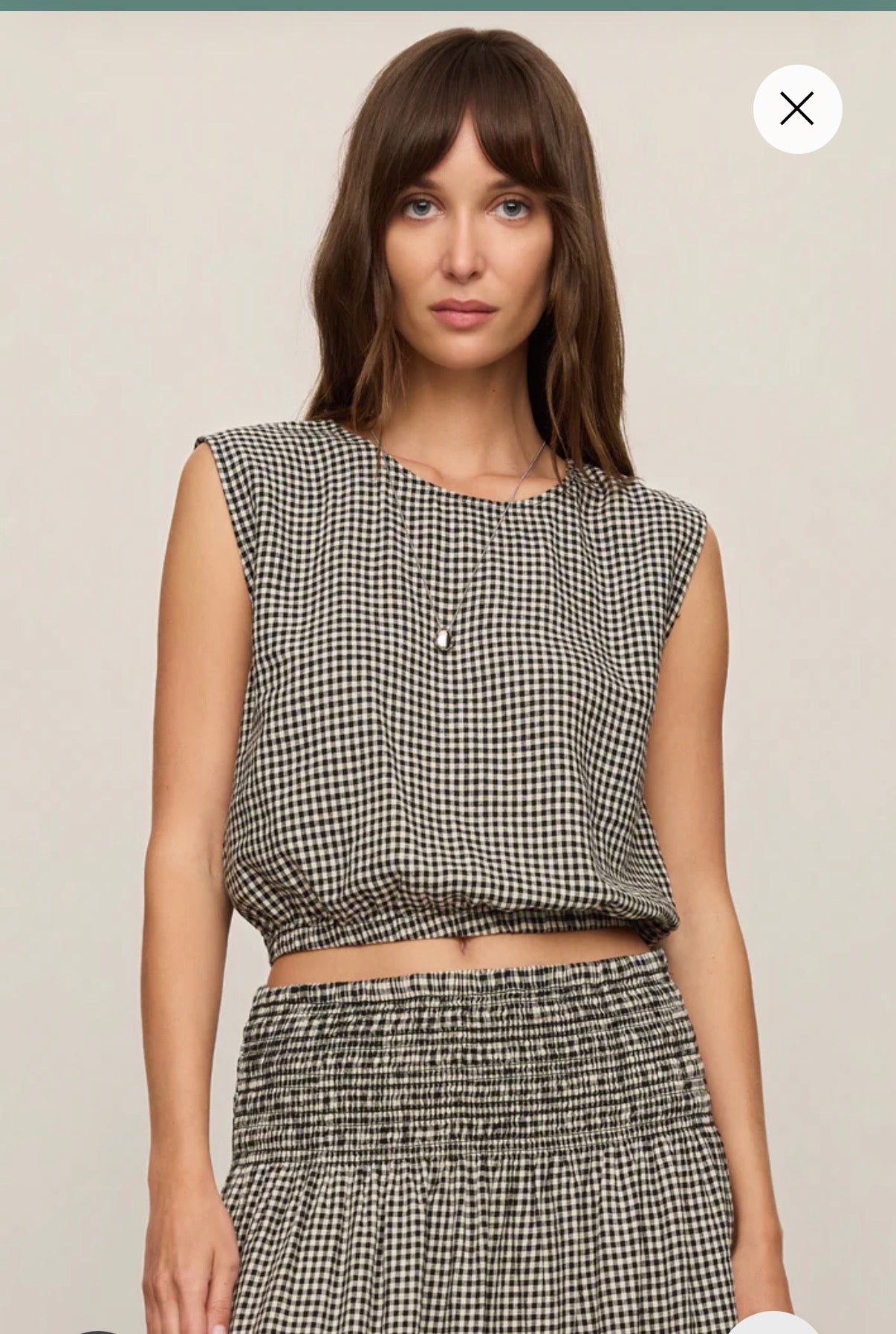 Z Supply Merit Gingham Top