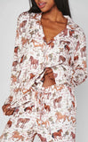 Show Me Your Mumu Country Horses PJ Set