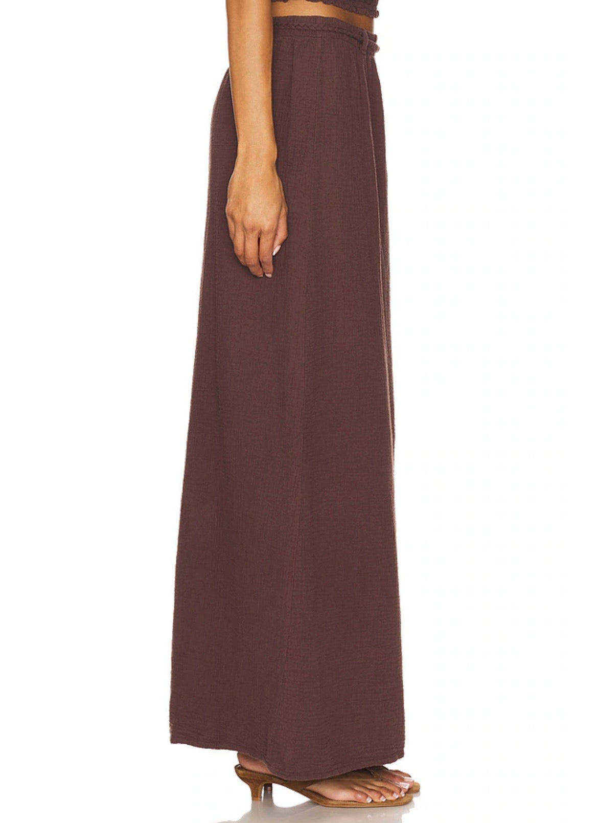 Bobi Belted Maxi Skirt