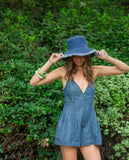 Miou Muse Chambray Romper