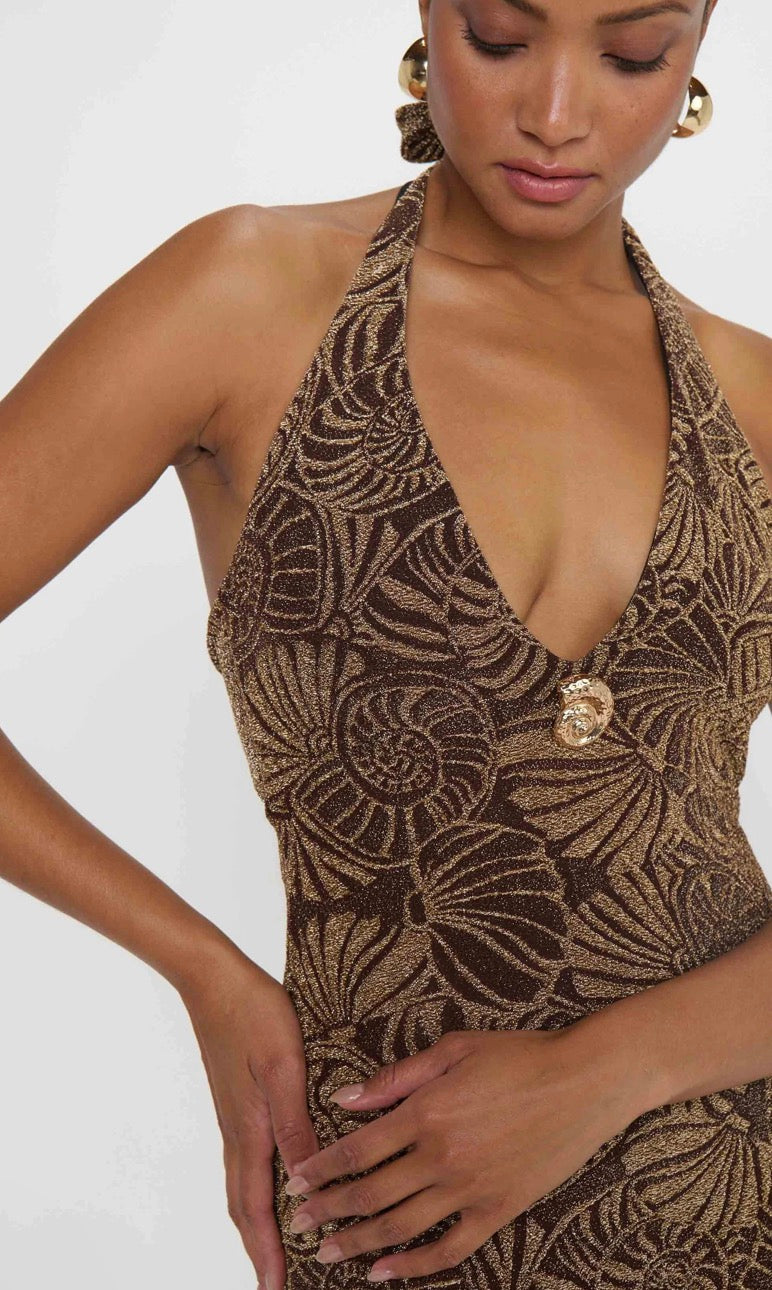 Show Me Your Mumu Kate Halter Mini Dress