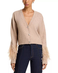 Cinq a Sept Bria Feather Cardigan