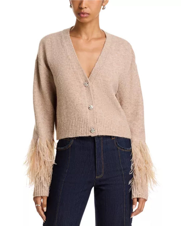 Cinq a Sept Bria Feather Cardigan