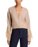 Cinq a Sept Bria Feather Cardigan