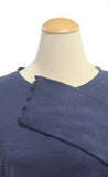 Dylan Rik-Rac L/S Soft Cotton Slub -Indigo
