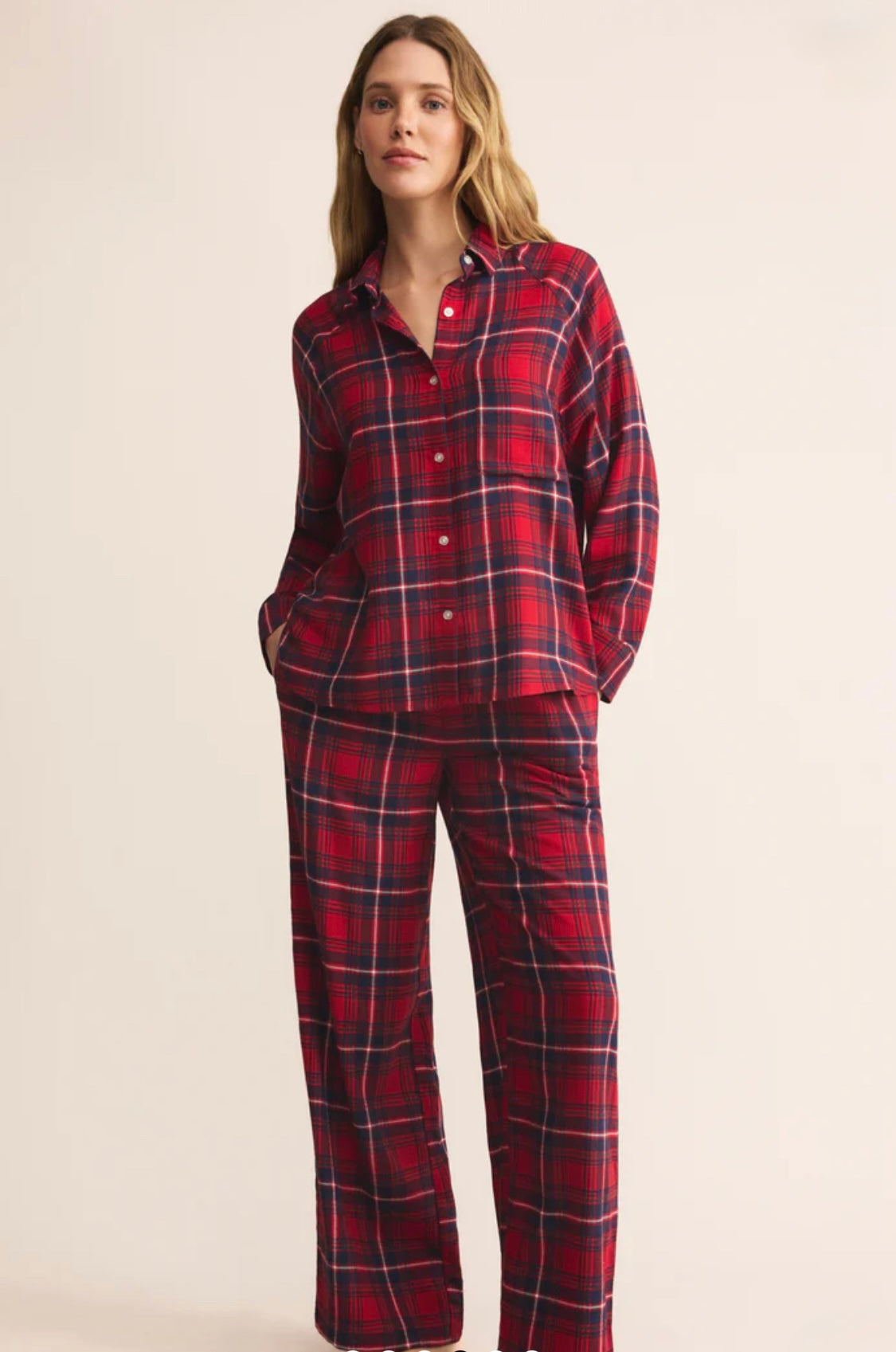 Z Supply Hang Out Plaid PJ Set ￼
