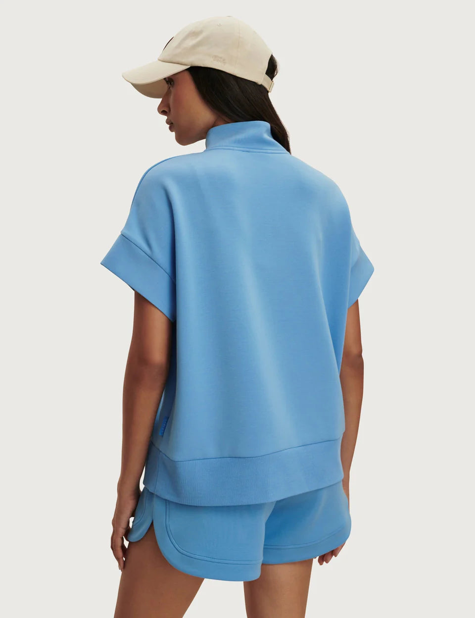Varley Ritchie Short Sleeve Top Blue