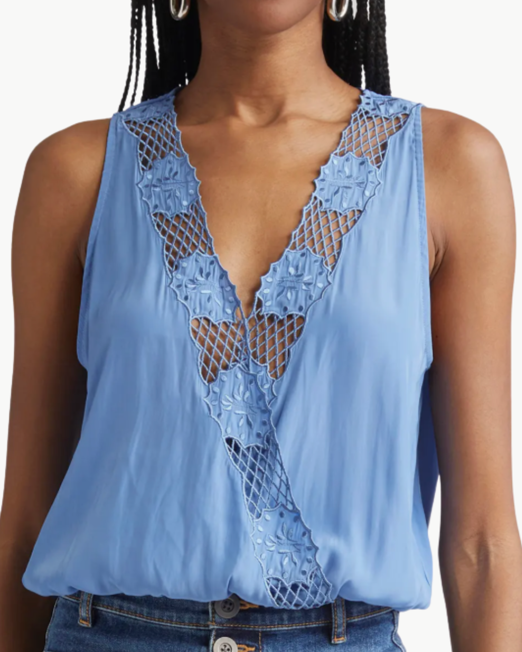Ramy Brook Daisy Top Blue