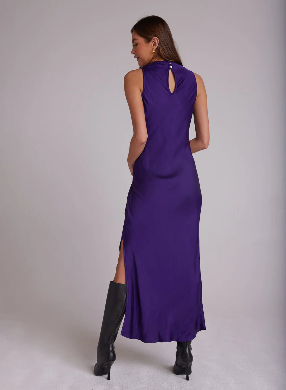Mock halter dress hot sale