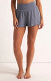 Z Supply Dawn Smocked Rib Short