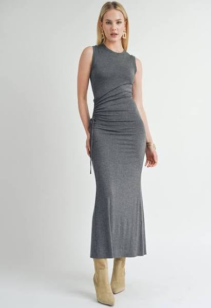 Sage The Label Side Ruched Maxi Dress