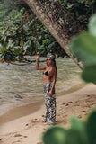 Stillwater Wide Leg Pant - Animal Print