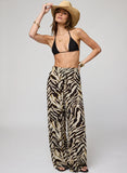 Stillwater Wide Leg Pant - Animal Print