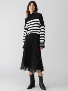 Sanctuary Tulle Pleated Midi Skirt