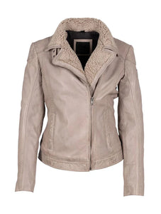 Mauritius Jenja Teddy Fur Trim Jacket