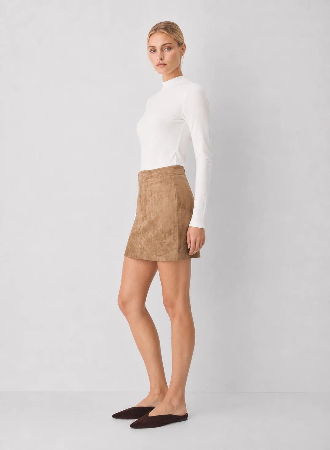 Z Supply Perri Suede Mini Skirt