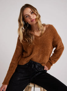 Bella Dahl Slouchy V-Neck Sweater