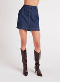 Bella Dahl Button Front Denim Skirt