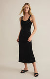 Z Supply Salinas Midi Dress Black