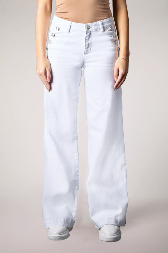 Blue Revival Ariana Wide Leg Jeans