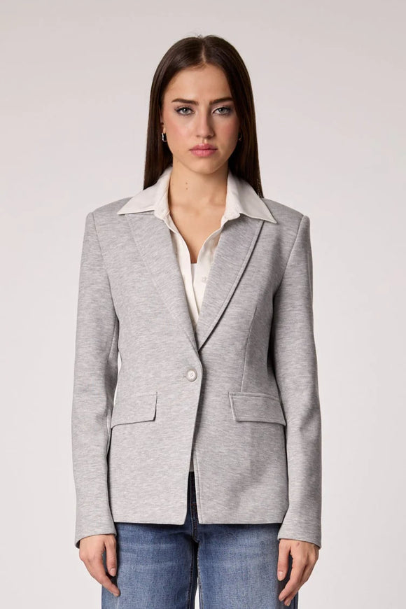 Blue Revival Heather Grey Helen Blazer