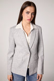 Blue Revival Heather Grey Helen Blazer