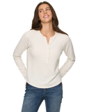 Flag & Anthem Waffle Henley L/S Top