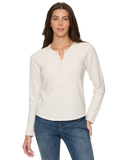 Flag & Anthem Waffle Henley L/S Top
