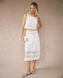 Bella Dahl Crochet Midi Skirt