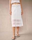 Bella Dahl Crochet Midi Skirt