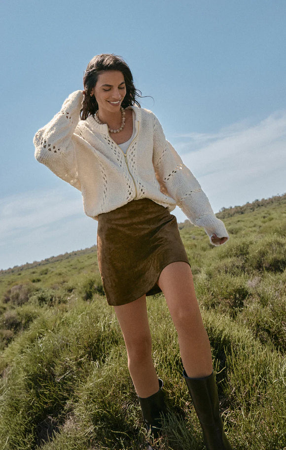 Z Supply Ciera Mini Skirt - Coconut