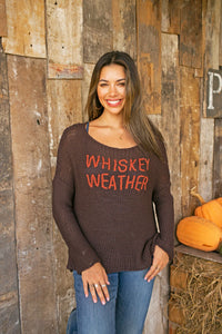 Wooden Ships Whiskey Weather Crew Sweater