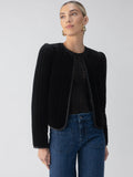 Sanctuary Quilted Velvet Jacket