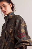 Free People Arya Camo Jacket