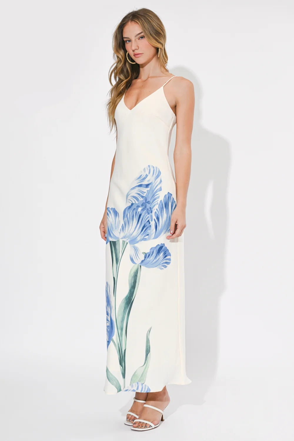 Adelyn Rae Corinne Maxi Slip Dress