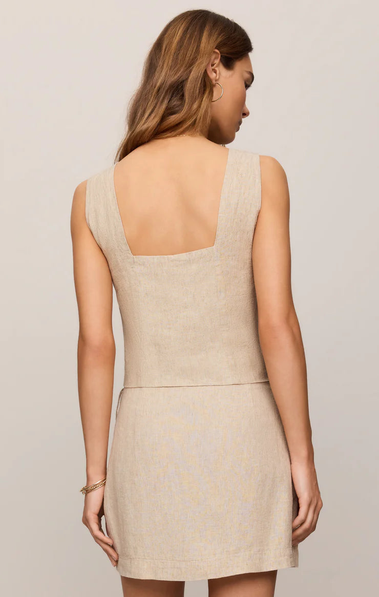 Z Supply Magnolia Linen Top