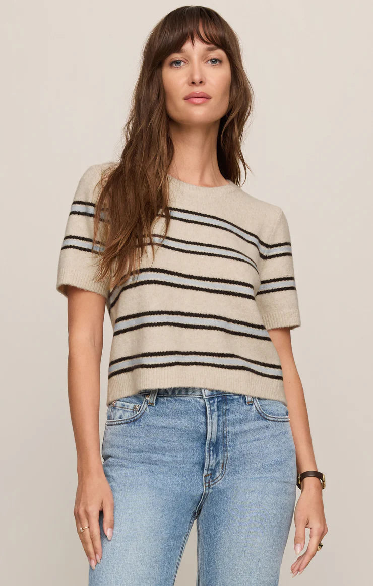 Z Supply Gatewood Stripe Sweater - Cream