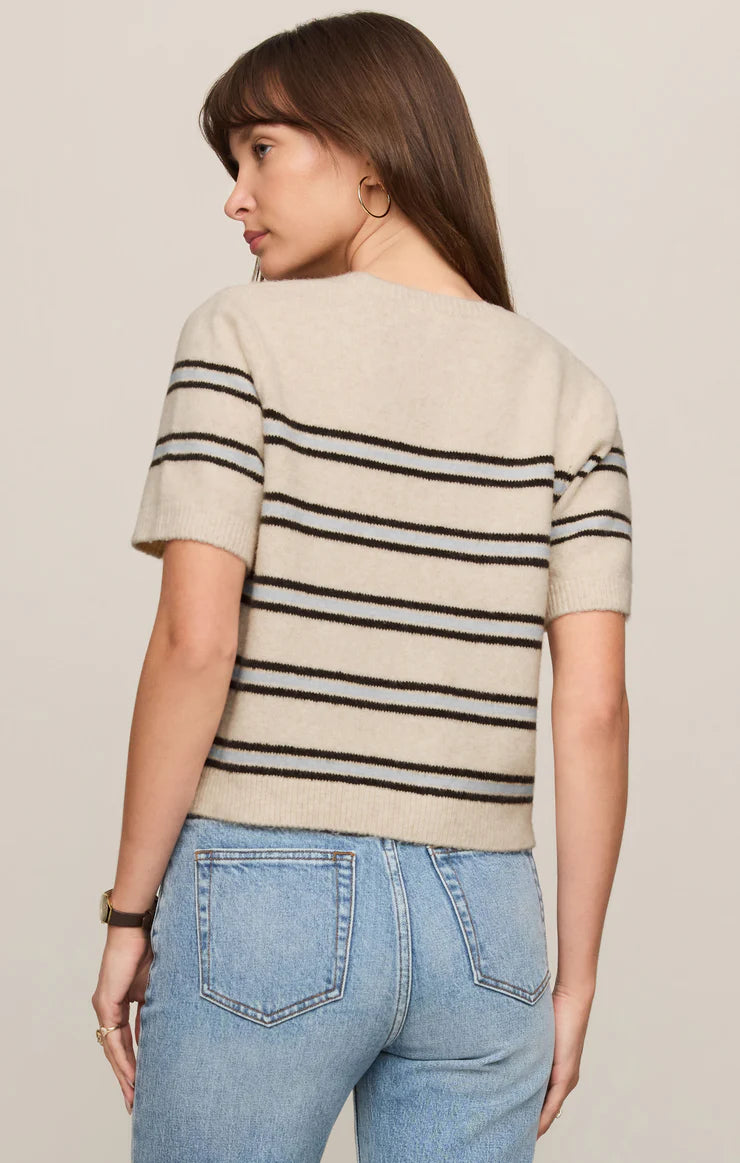 Z Supply Gatewood Stripe Sweater - Cream